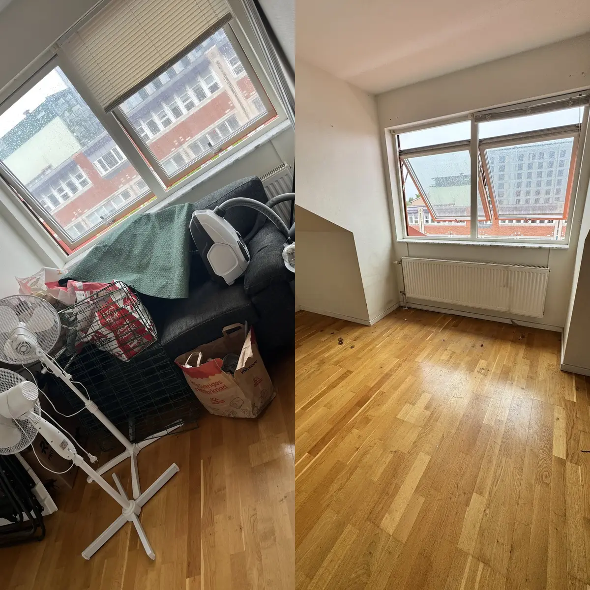 Före och efter — Rummet med utsikt